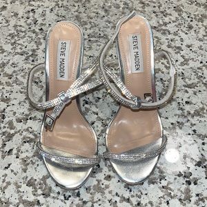 Steve Madden rhinestone heel sandals